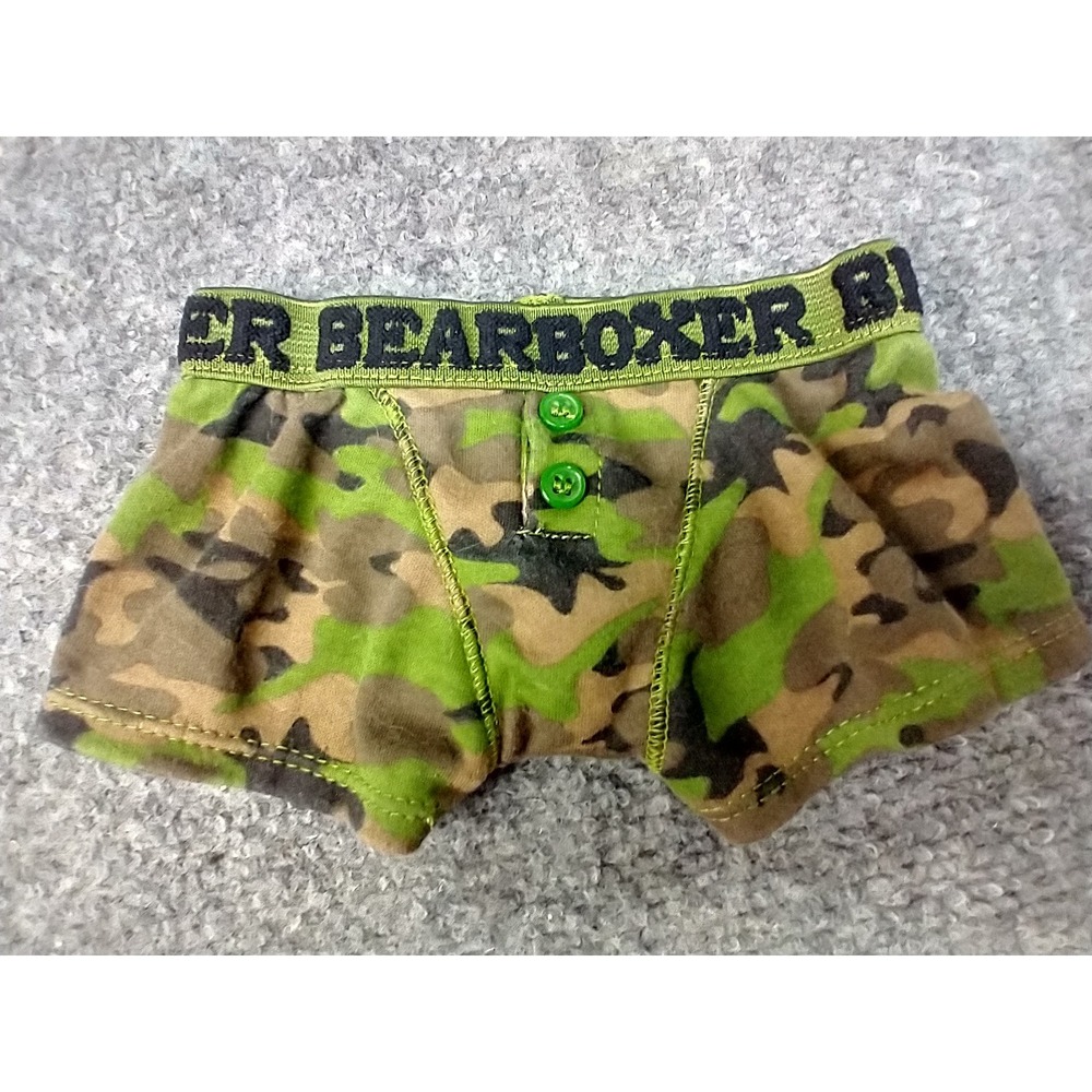 Build-A-Bear‎ Workshop Camo Bearboxer Briefs Plush Doll Clothes Underwear Green